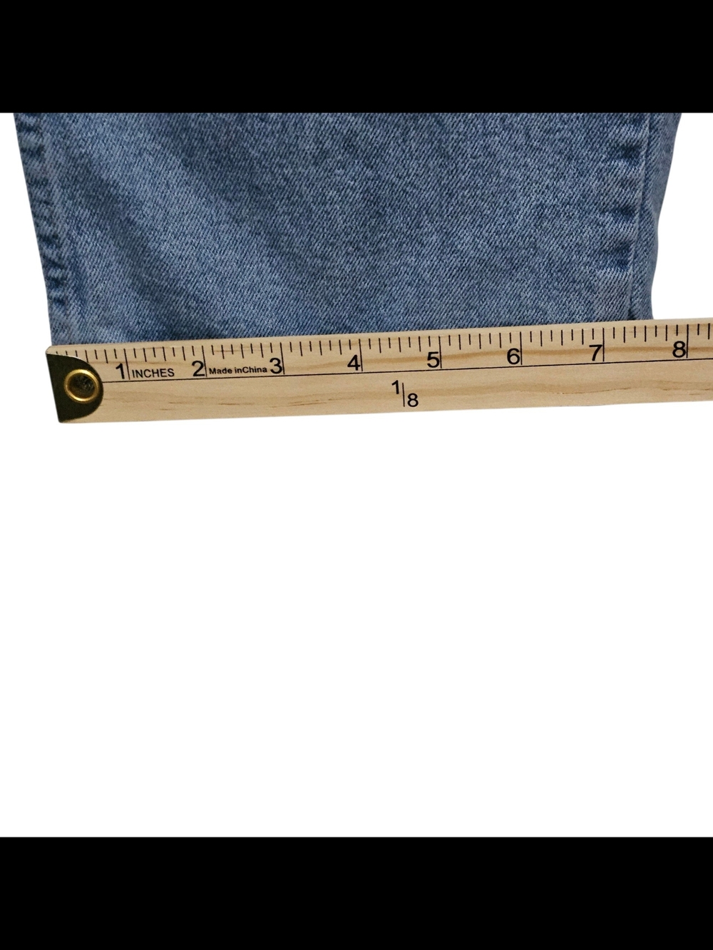 Wrangler WA783 Men Regular Straight Leg Jeans Blue Denim 36x28 Vtg 90s Western - Picture 10 of 14